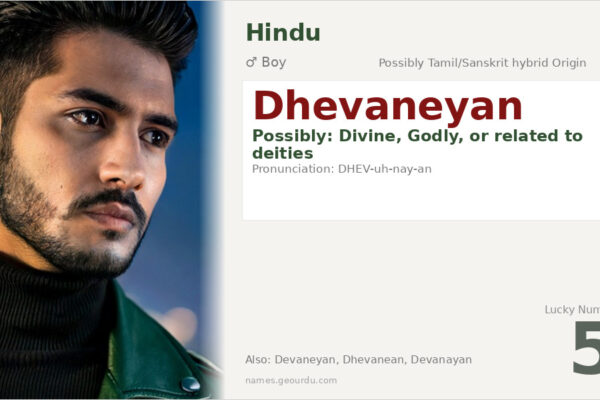 Dhevaneyan Name Meaning — Origin, Gender & Details (2025)