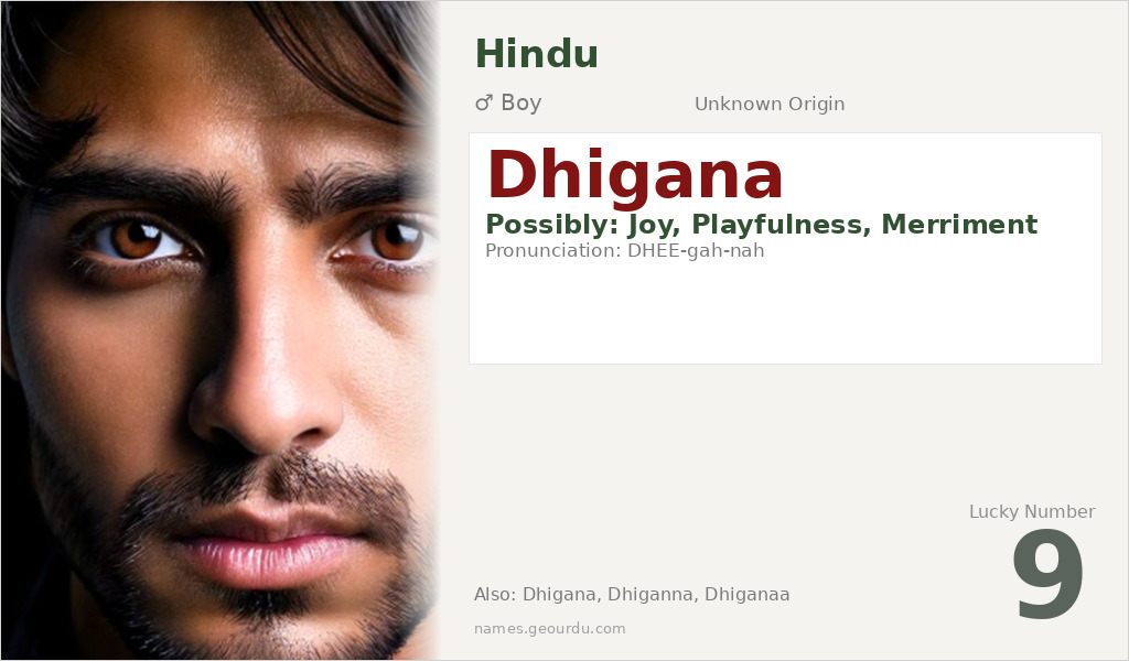 Dhigana Name Meaning and Details
