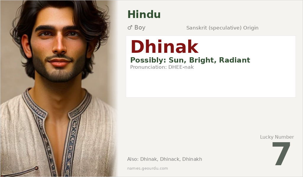 Dhinak Name Meaning and Details