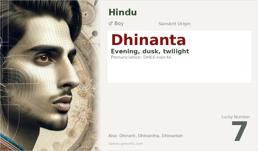 Dhinanta Name Meaning and Details
