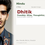 Dhitik Name Meaning and Details
