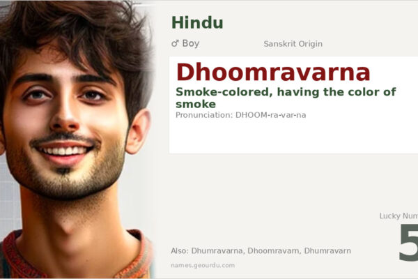 Dhoomravarna Meaning — Sanskrit Origin, Boy Name & Details (2025)