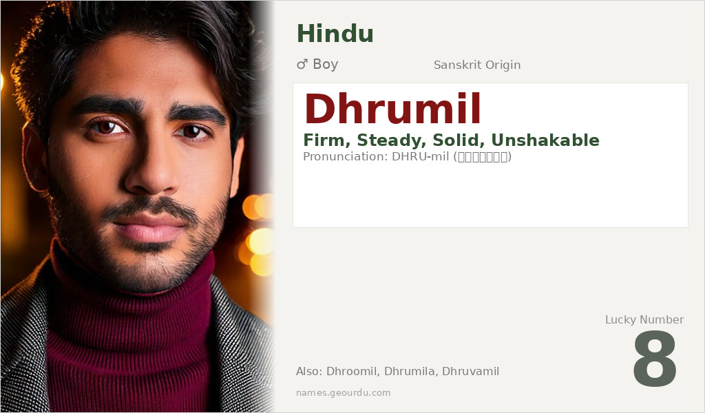 Dhrumil Name Meaning and Details