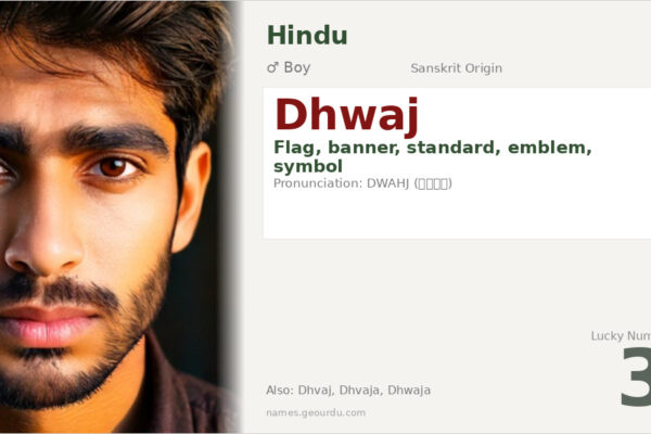 Dhwaj Name Meaning — Sanskrit Origin, Boy Name & Details (2025)