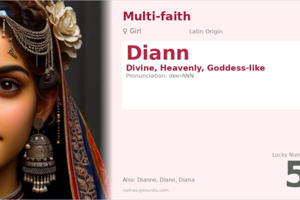 Diann Name Meaning — Divine Origin, Girl Name & Details (2025)