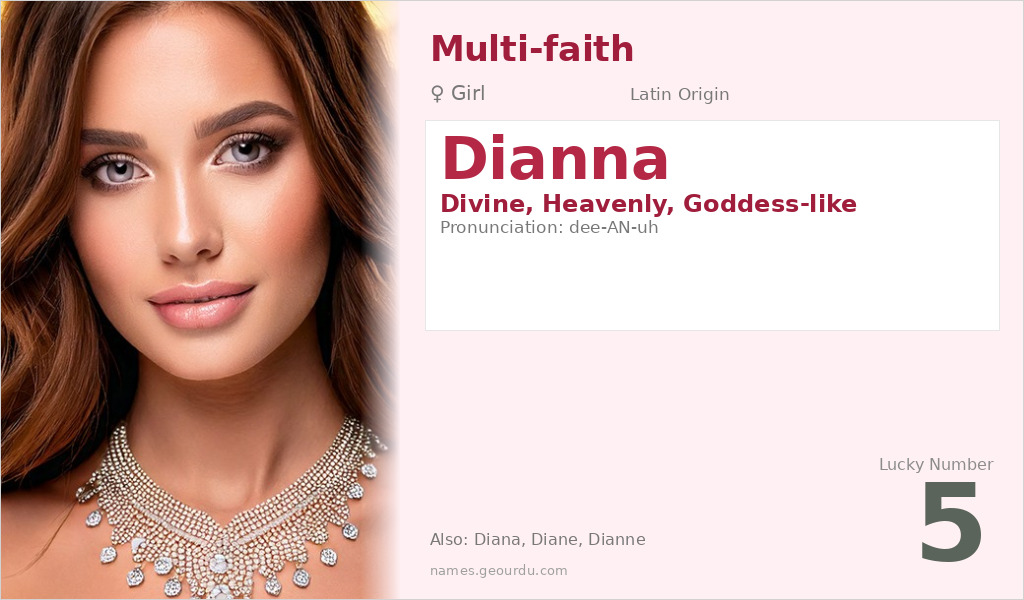 Dianna Name Meaning and Details