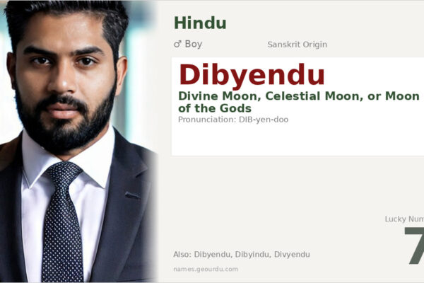 Dibyendu Name Meaning — Divine Moon Origin, Boy Hindu Name & Details (2025)