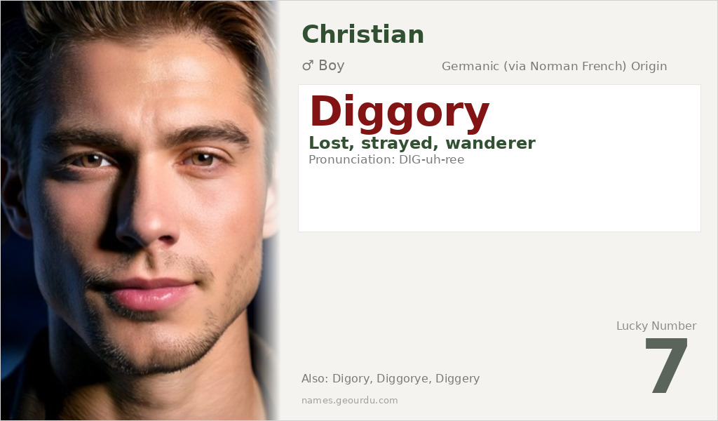Diggory Name Meaning and Details