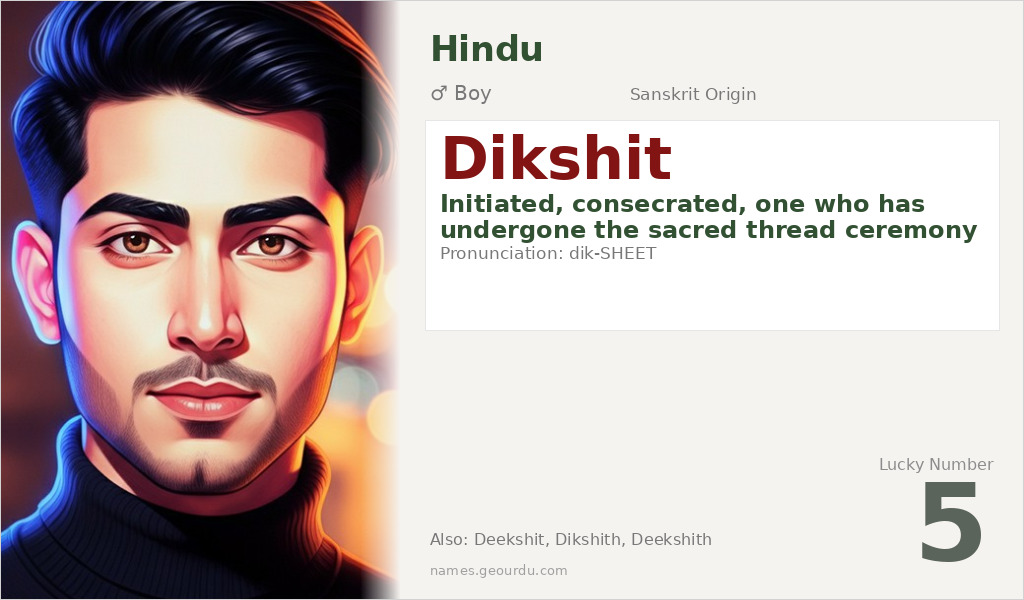 Dikshit Name Meaning and Details