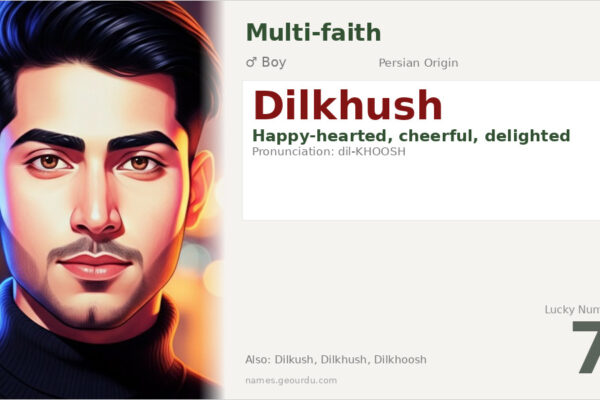 Dilkhush Name Meaning — Persian Origin, Boy Name & Details (2025)