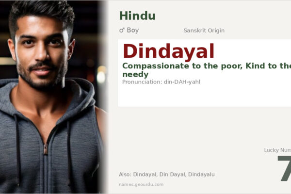 Dindayal Meaning — Sanskrit Origin, Boy Name & Details (2025)