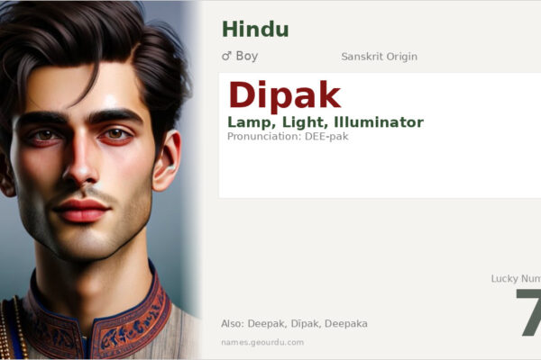 Dipak Name Meaning — Origin, Gender & Details (2025)