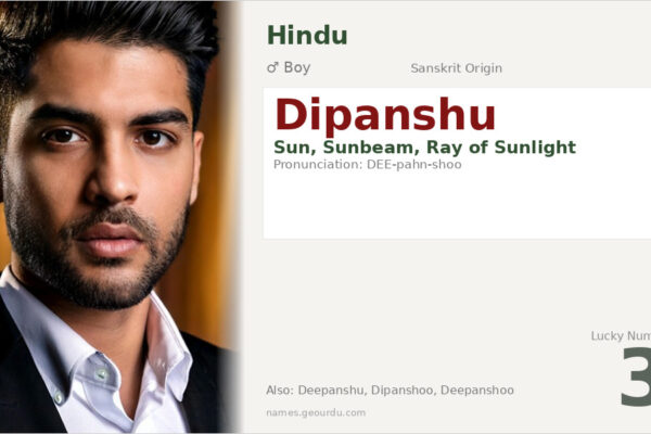 Dipanshu Name Meaning — Sanskrit Origin, Boy Name & Complete Details (2025)