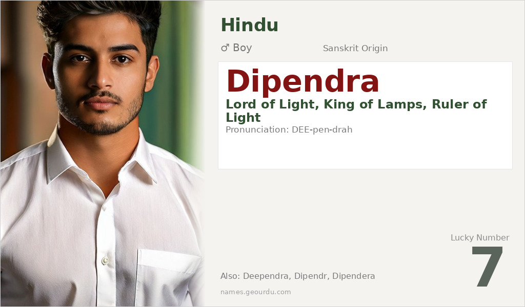 Dipendra Name Meaning and Details