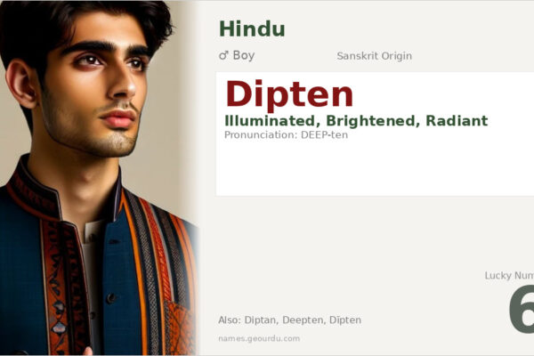Dipten Name Meaning — Sanskrit Origin, Hindu Boy Name & Details (2025)