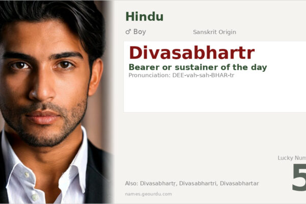 Divasabhartr Meaning — Sanskrit Origin, Boy Name & Details (2025)