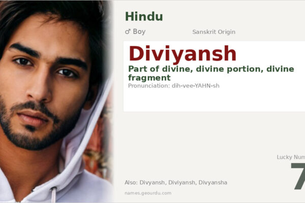 Diviyansh Name Meaning — Sanskrit Origin, Boy Name & Details (2025)