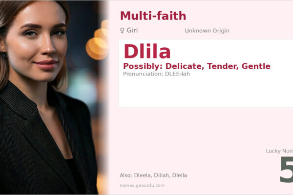 Dlila Name Meaning — Origin, Gender & Details (2025)