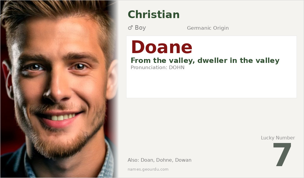 Doane Name Meaning and Details