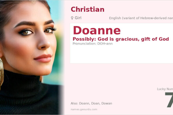 Doanne Name Meaning — Origin, Gender & Details (2025)