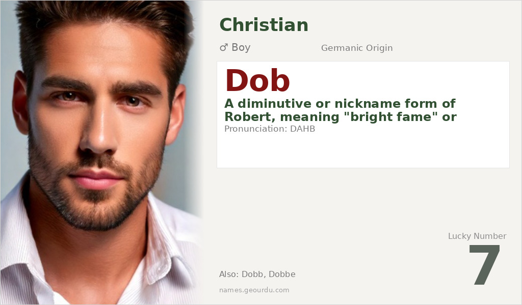 Dob Name Meaning and Details