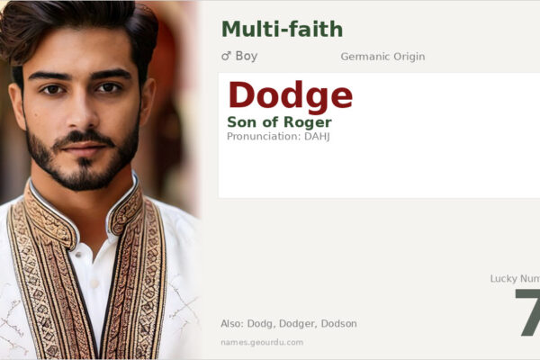 Dodge Name Meaning — Origin, History & Details (2025)