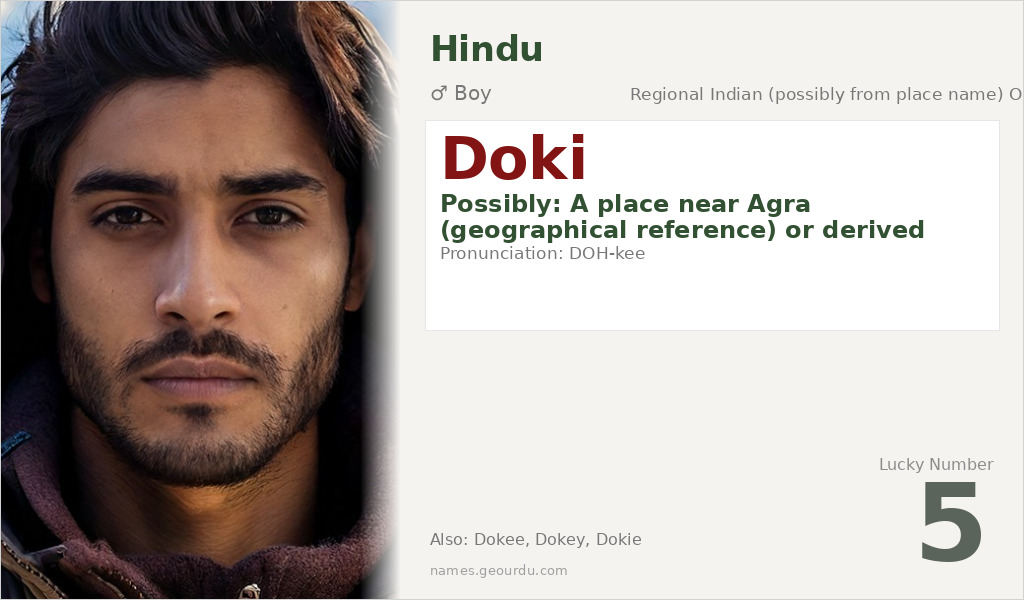 Doki Name Meaning and Details