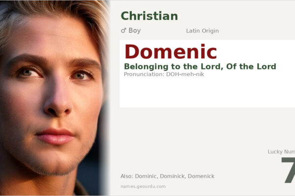 Domenic Name Meaning — Latin Origin, Boy Name & History (2025)