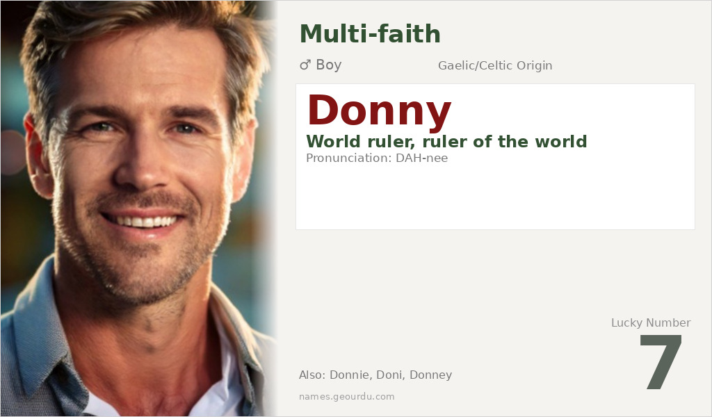 Donny Name Meaning and Details
