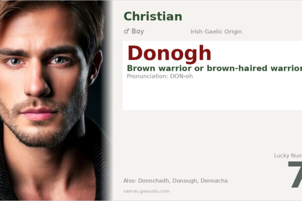 Donogh Name Meaning — Irish Origin, Boy Name & History (2025)