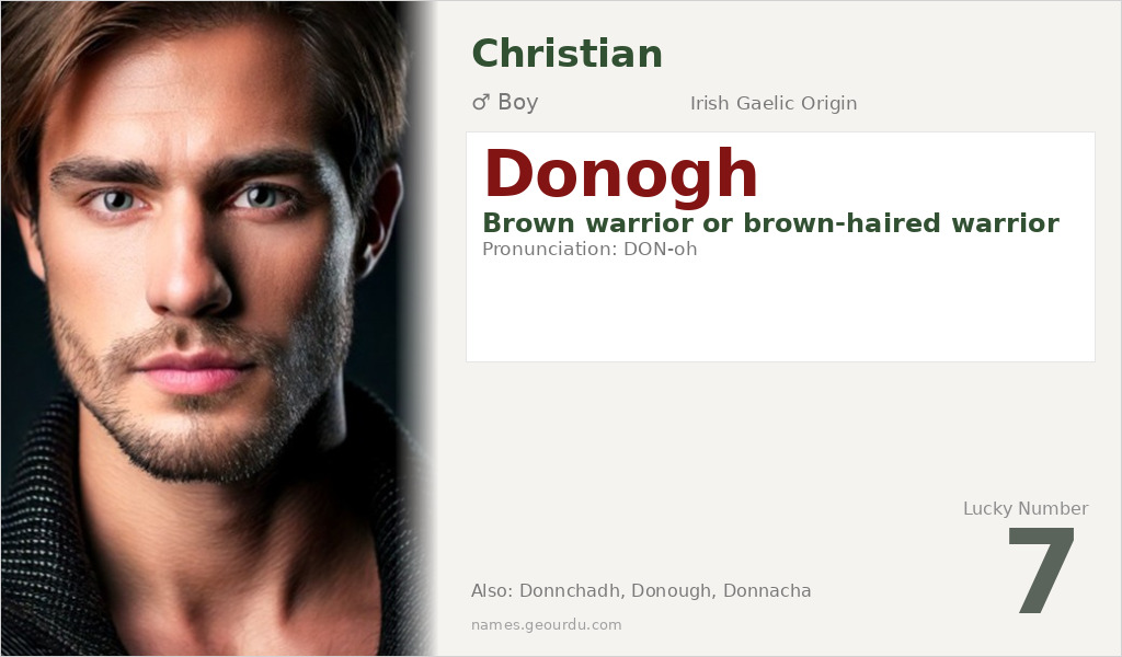 Donogh Name Meaning and Details