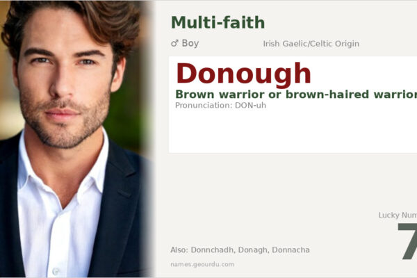 Donough Name Meaning — Celtic Origin, Boy Name & History (2025)