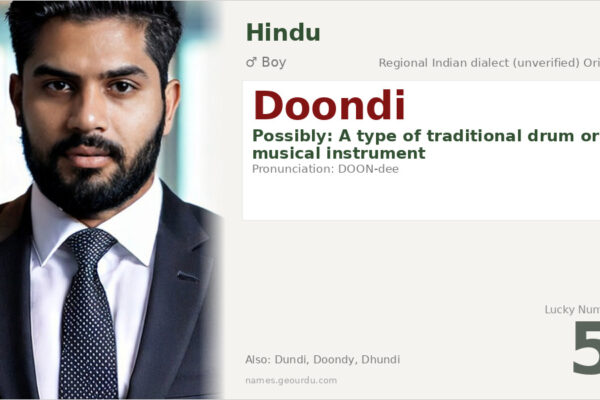 Doondi Name Meaning — Origin, Gender & Details (2025)