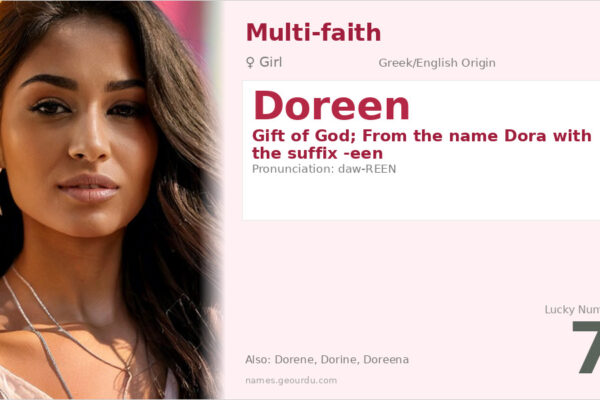 Doreen Name Meaning — Greek Origin, Girl Name & Details (2025)