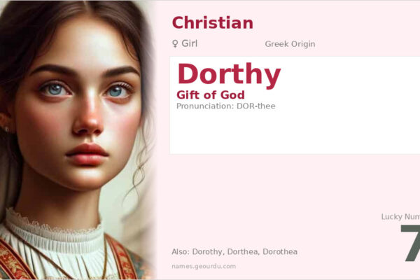 Dorthy Name Meaning — Greek Origin, Girl Name & Details (2025)