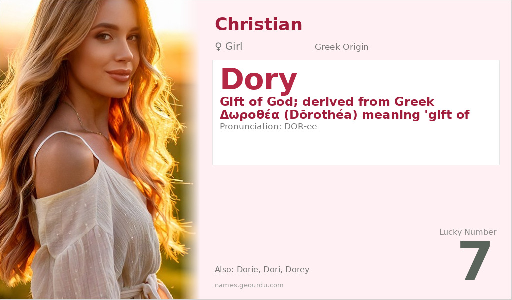 Dory Name Meaning and Details