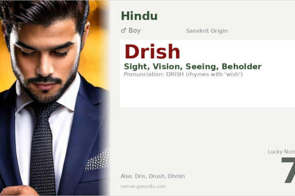 Drish Name Meaning — Sanskrit Origin, Boy Name & Details (2025)