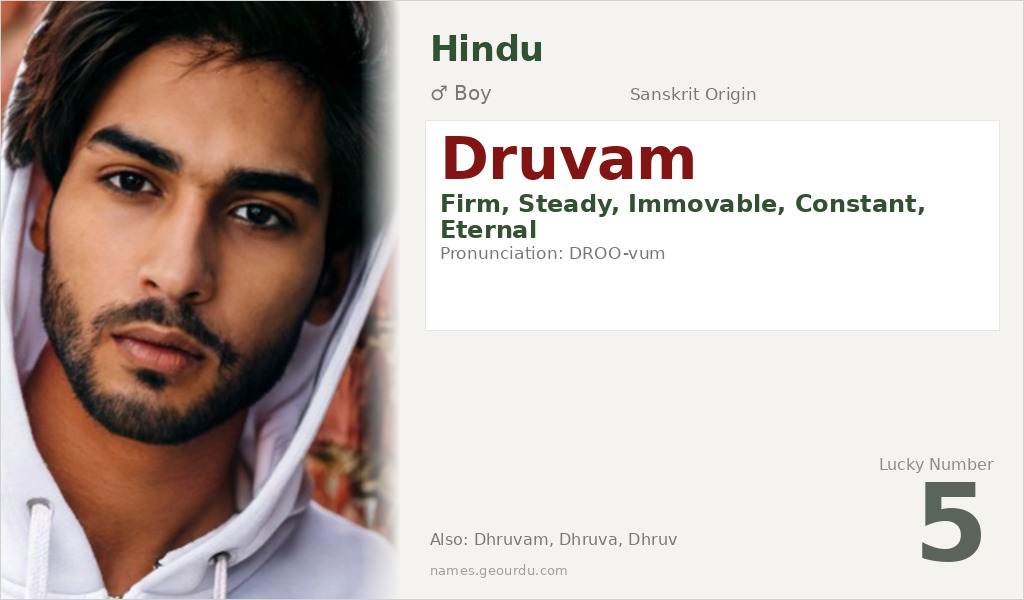 Druvam Name Meaning and Details