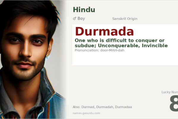 Durmada Name Meaning — Sanskrit Origin, Boy Name & Details (2025)