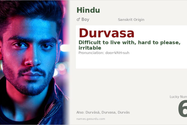 Durvasa Name Meaning — Sanskrit Origin, Boy Hindu Name & Details (2025)
