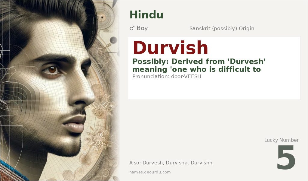 Durvish Name Meaning and Details
