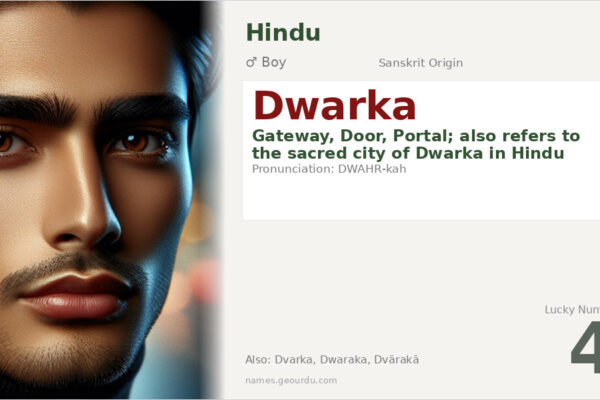 Dwarka Name Meaning — Sanskrit Origin, Hindu Boy Name & Details (2025)
