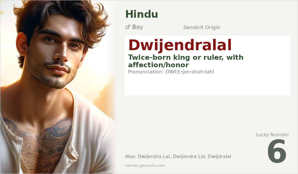Dwijendralal Name Meaning and Details