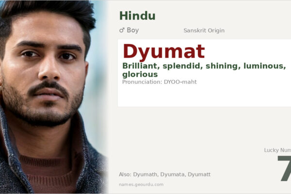 Dyumat Name Meaning — Sanskrit Origin, Boy Name & Details (2025)