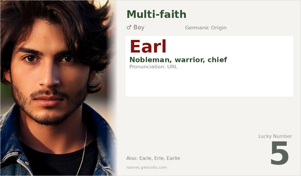 Earl Name Meaning and Details