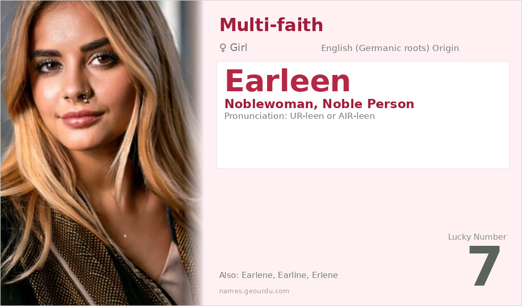 Earleen Name Meaning and Details