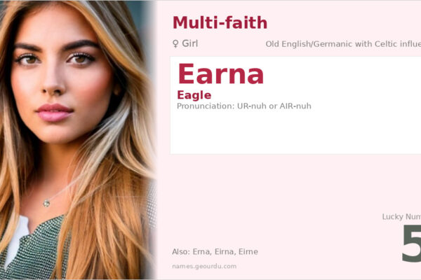 Earna Name Meaning — Eagle Origin, Girl’s Name & Details (2025)