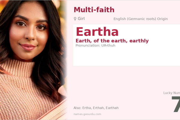 Eartha Name Meaning — English Origin, Girl Name & Details (2025)