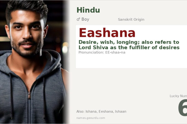 Eashana Name Meaning — Sanskrit Origin, Boy Hindu Name & Details (2025)