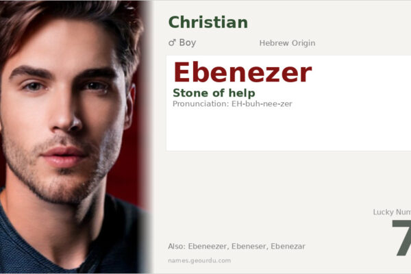 Ebenezer Name Meaning — Hebrew Origin, Christian Significance & Details (2025)